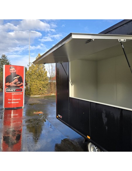Verkaufsanhaenger1350kg-gebremst-3.95x1.99x2.18m-Thermo-Sandwichpanele-mit-grosser-Verkaufsklappe-Stuetzen-7