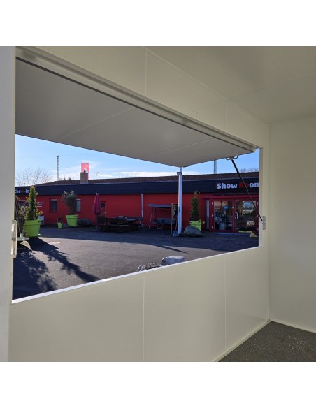 Verkaufsanhaenger-Foodtrailer-1350-3.00x2.00x2.20m-Thermo-Sandwichpanele-mit-grosser-Verkaufsklappe-Stuetzen-gebremst-9