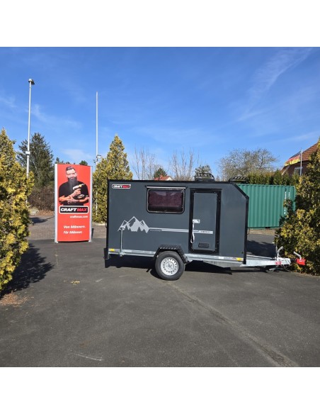 CRAFTMAX-OffRoad-line®-750-miniCamp-PKW-Anhaenger-3.05x1.47x1.60m-mit-Klappe-nach-oben-2-Fenster-Tuer-E-Paket-100kmh-gebremst-16