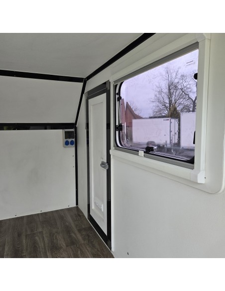 CRAFTMAX-OffRoad-750-miniCampinganhaenger-blackEdition-PKW-Anhaenger-3.05x1.47x1.60m-Fluegeltuer-2-Fenster-Tuer-E-Paket-100kmh-g