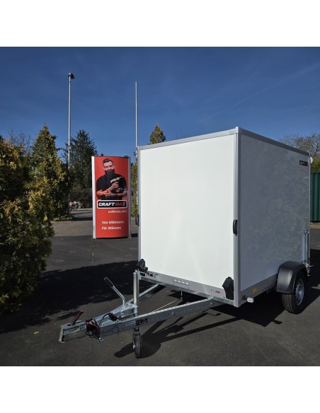 CRAFTMAX-Kofferanhaenger-1300-mit-Rampe-1300kg-2.55×1.57x1.84m-GFK-Oberflaeche-gebremst-6