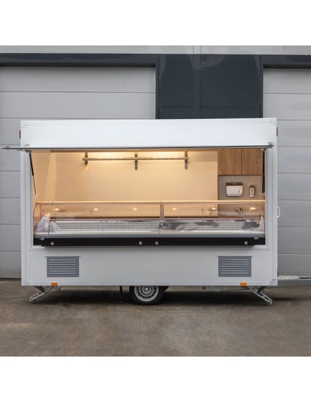 CRAFTMAX®-Verkaufsanhaenger-Kuehlthekenanhaenger-1500-mit-Thermo-Sandwichpanelen-seitlicher-Verkaufsklappe-Kurbelstuetzen-Elektr
