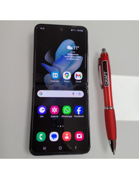 Samsung-Galaxy-Z-Flip4-5G-8-GB-256-GB-Dual-SIM-Graphite-ohne-Vertrag-gebraucht-1