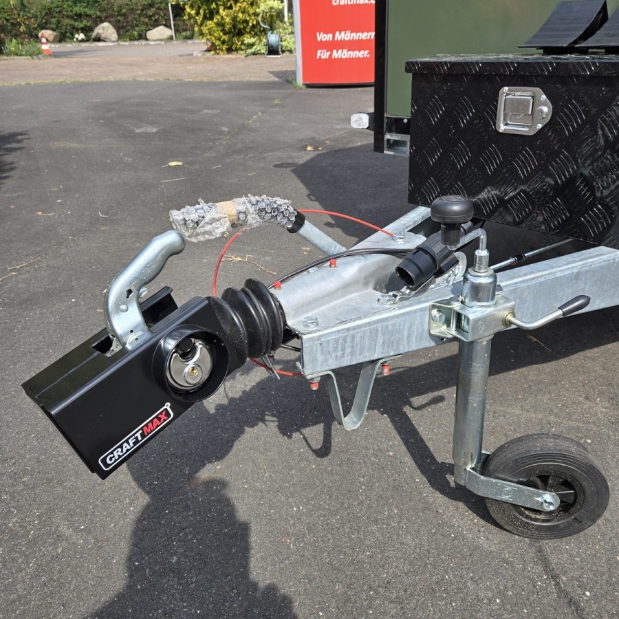 CRAFTMAX-OffRoad-Camping-Anhaenger-1300kg-Einachs-3.00x1.50x1.80m-mit-Klappe-nach-oben-Fenster-Tuer-100kmh-16