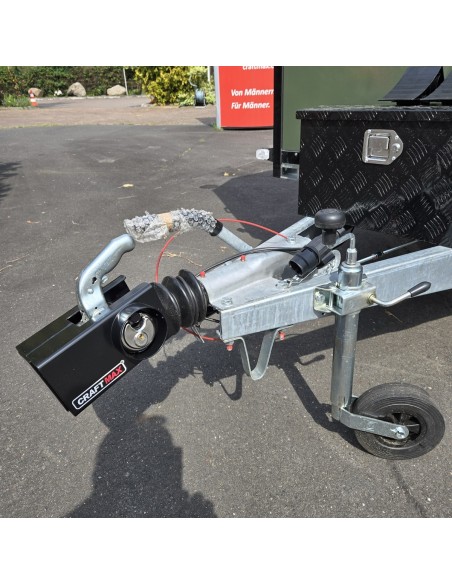 CRAFTMAX-OffRoad-Camping-Anhaenger-1300kg-Einachs-3.00x1.50x1.80m-mit-Klappe-nach-oben-Fenster-Tuer-100kmh-16