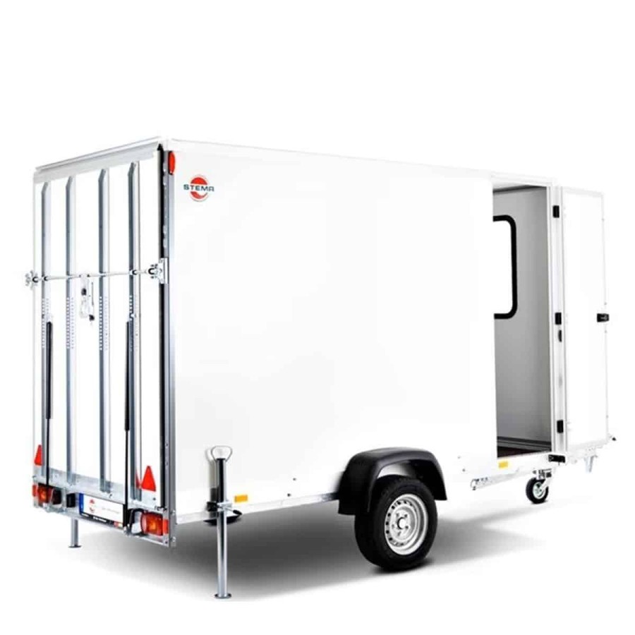 STEMA®-STPK-O2-15-30-18.1.P15.1-Kofferanhaenger-mit-Fenster-Tuer-und-Rampe-1500kg-gebremst-3.05×1.87x1-1