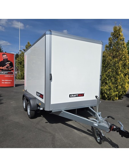 CRAFTMAX-Kofferanhaenger-Tandem-2000-Thermo-Sandwich-Paneele-GFK-Oberschicht-3.00×1.79x1.89m-100kmh-3