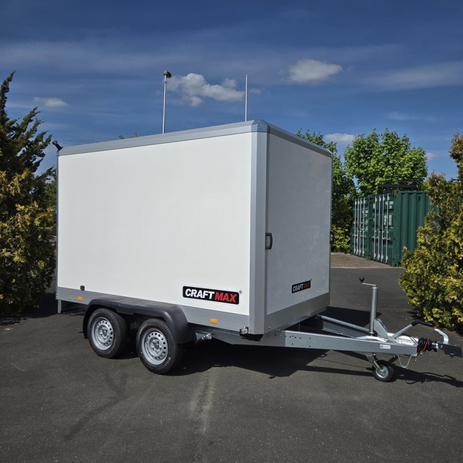 CRAFTMAX-Kofferanhaenger-Tandem-2000-Thermo-Sandwich-Paneele-GFK-Oberschicht-3.00×1.79x1.89m-100kmh-4