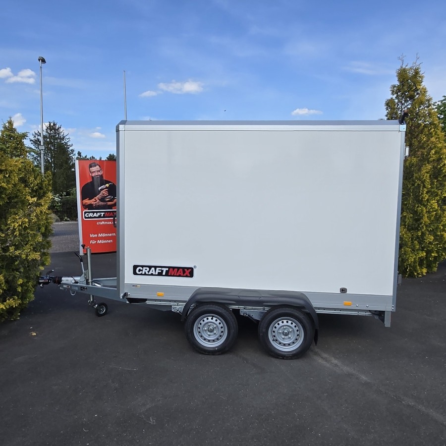 CRAFTMAX-Kofferanhaenger-Tandem-2000-Thermo-Sandwich-Paneele-GFK-Oberschicht-3.00×1.79x1.89m-100kmh-5
