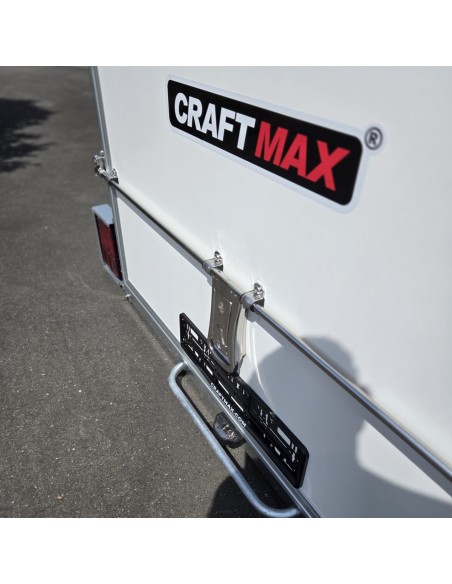 CRAFTMAX-1300-Hydraulischer-Absenkanhaenger-Motorradtransporter-ThermoSandwich-Kofferaufbau-2