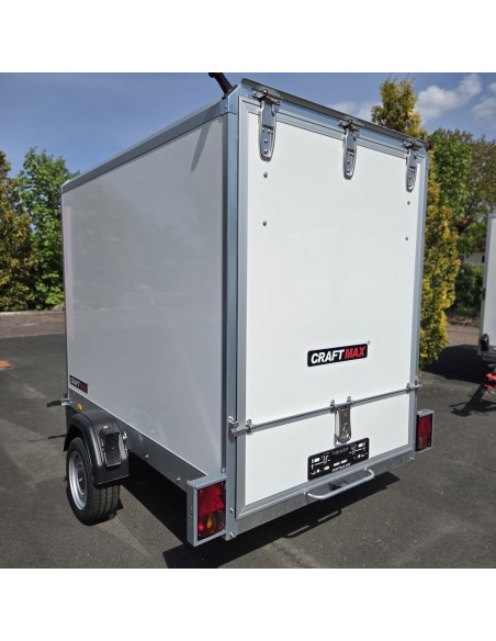 CRAFTMAX-1300-Hydraulischer-Absenkanhaenger-Motorradtransporter-ThermoSandwich-Kofferaufbau-13