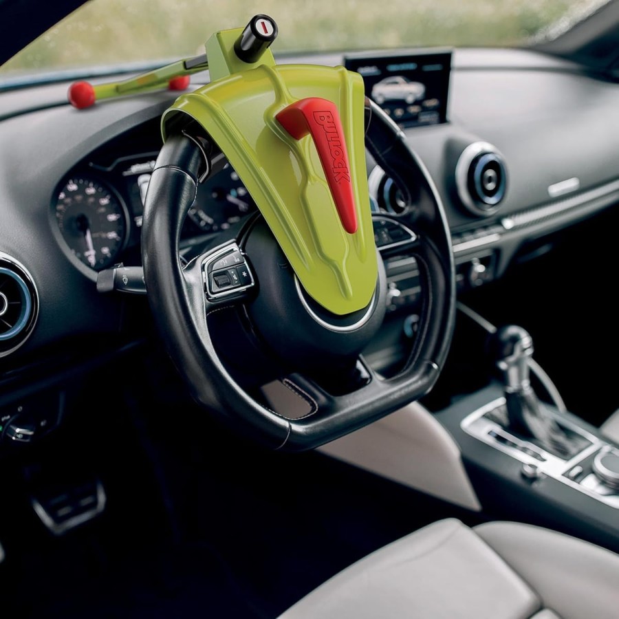Lenkradsperre-mechanische-Wegfahrsperre-fuer-Autos-Sicherheitsschild-aus-verstaerkter-Legierung-ideal-fuer-Kleinwagen-3