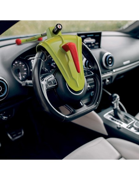 Lenkradsperre-mechanische-Wegfahrsperre-fuer-Autos-Sicherheitsschild-aus-verstaerkter-Legierung-ideal-fuer-Kleinwagen-3