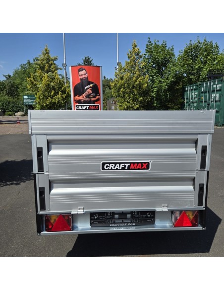1300-ALU-Kastenanhaenger-2.50×1.26×0.70m-mit-Bordwandaufsatz-und-Deckel-gebremst-100-kmh-5