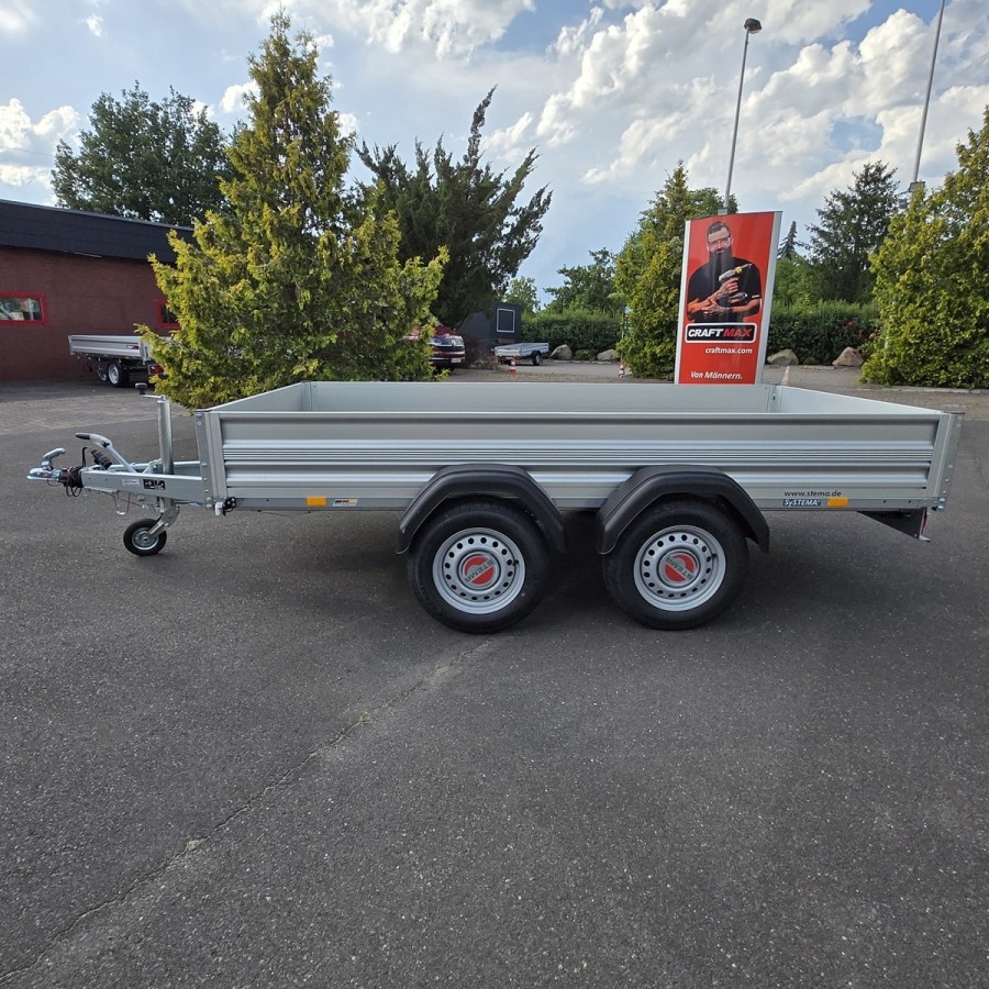 STEMA-SySTEMA-light-2000-Tandem-STL-2000-O2-20-30-15.2-ALU-Tieflader-3.01×1.53×0.35m-100-kmh-1
