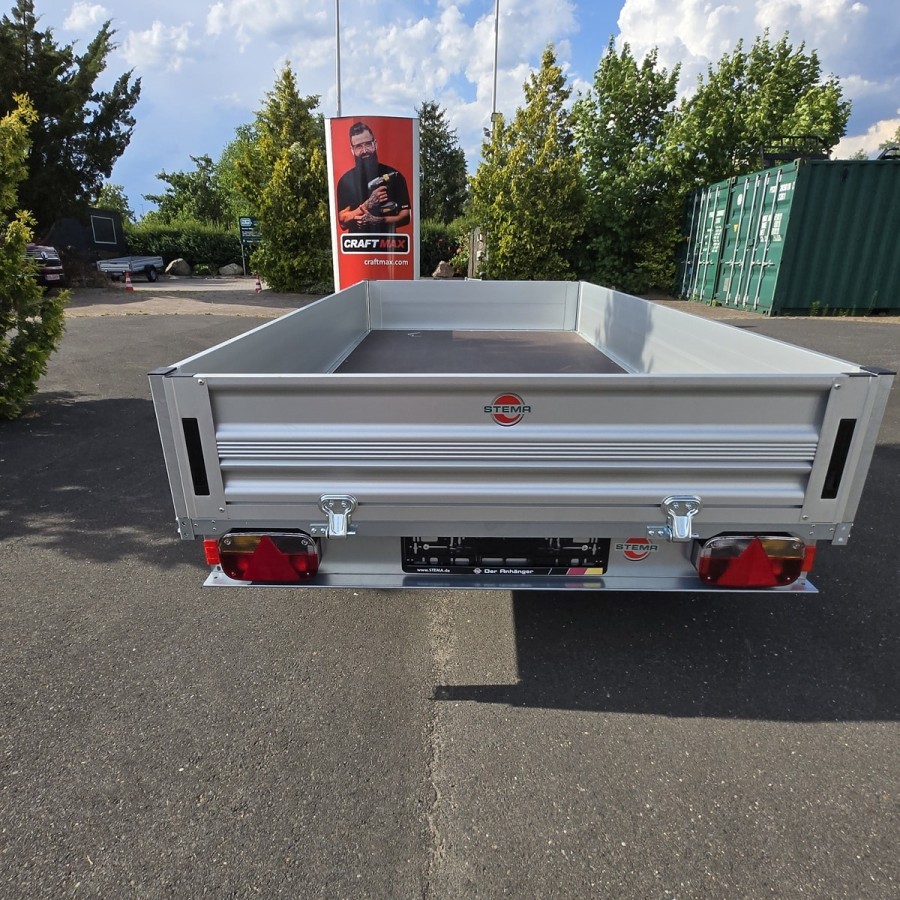 STEMA-SySTEMA-light-2000-Tandem-STL-2000-O2-20-30-15.2-ALU-Tieflader-3.01×1.53×0.35m-100-kmh-3