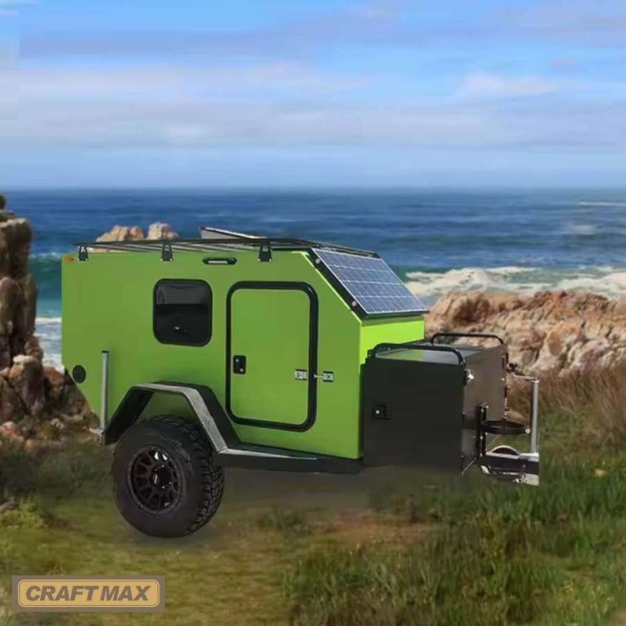 CRAFTMAX-OffRoad-Mini-Caravan-1000-ThermoSandwich-2.11x1.22x1.22m-vollausgestattet-mit-Moebel-Bett-Fenster-Tuer-Solar-100kmh-19