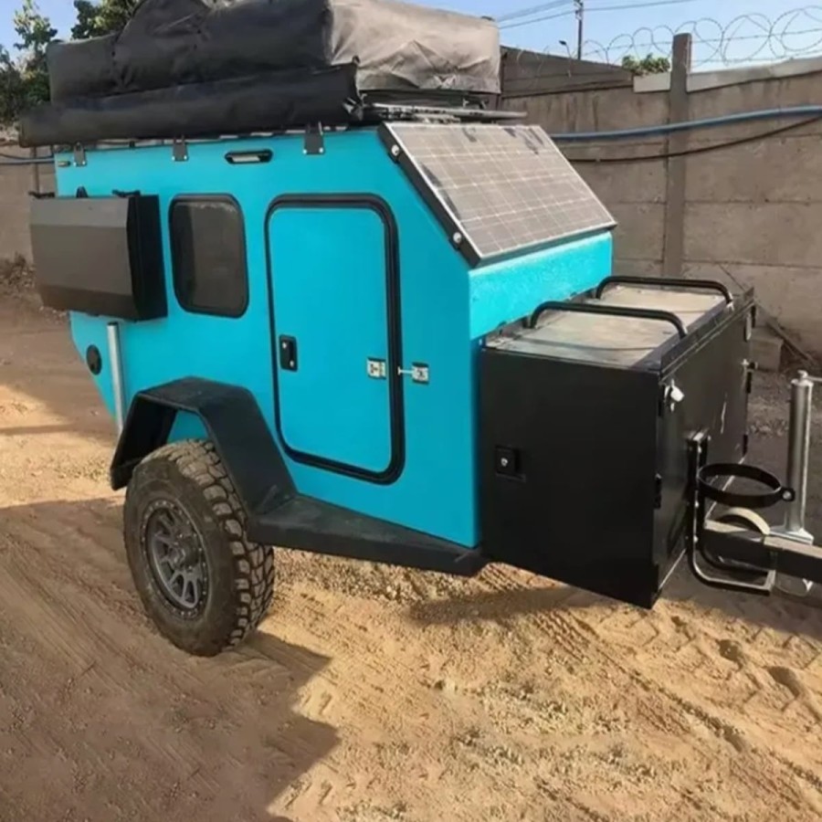 CRAFTMAX-OffRoad-Mini-Caravan-1000-ThermoSandwich-2.11x1.22x1.22m-vollausgestattet-mit-Moebel-Bett-Fenster-Tuer-Solar-100kmh-16