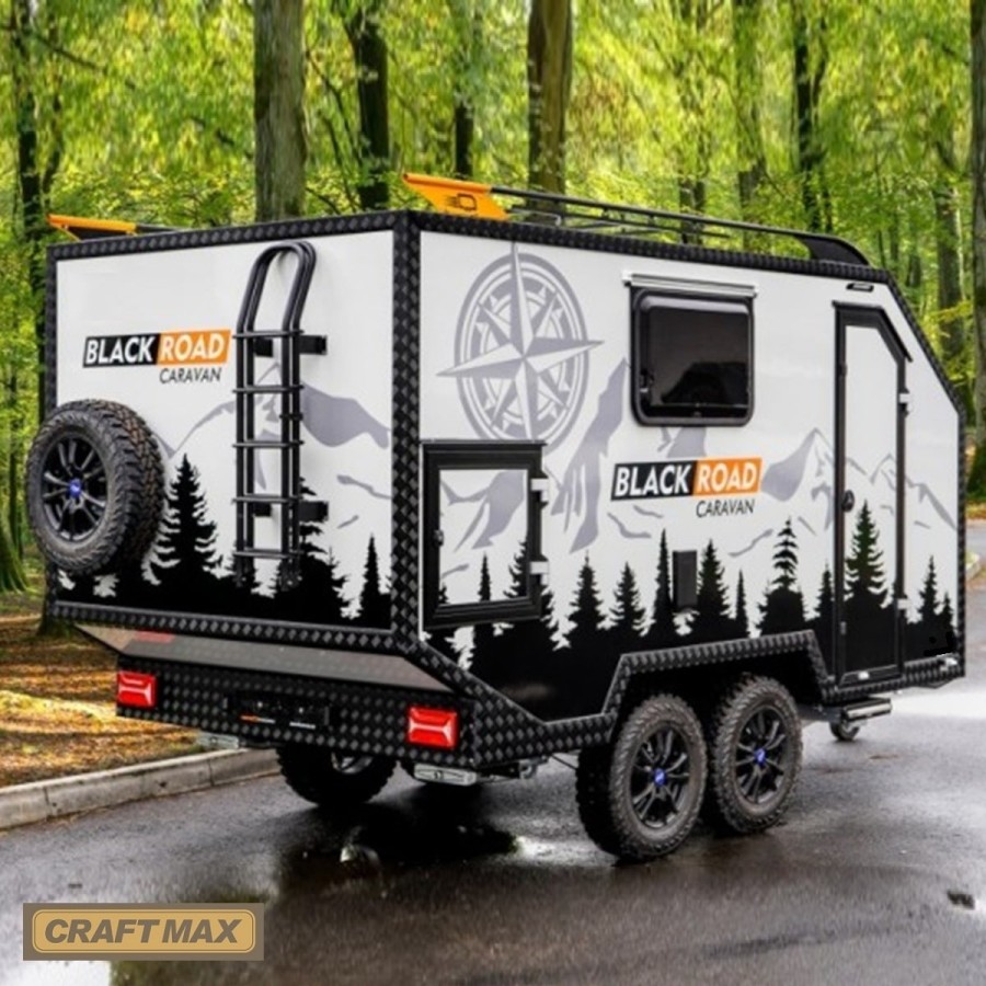 CRAFTMAX®-OffRoad-Caravan-BLACK-ROAD-SOLAR-2700-Tandem-100kmh