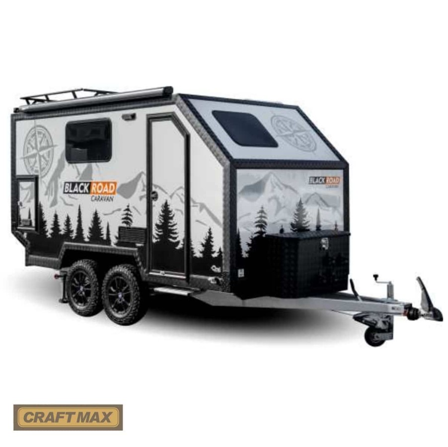 CRAFTMAX®-OffRoad-Caravan-BLACK-ROAD-SOLAR-2700-Tandem-100-kmh
