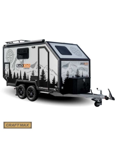 CRAFTMAX®-OffRoad-Caravan-BLACK-ROAD-SOLAR-2700-Tandem-100-kmh