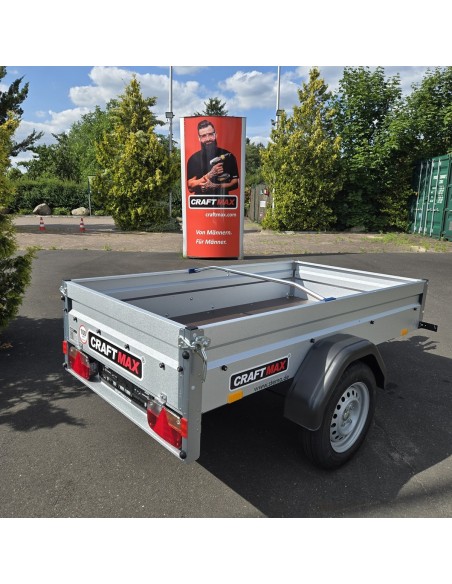 CRAFTMAX-Kastenanhaenger-850-gebremst-2.01×1.08×0.33m-V-Deichsel-100kmh-Zulassung-1