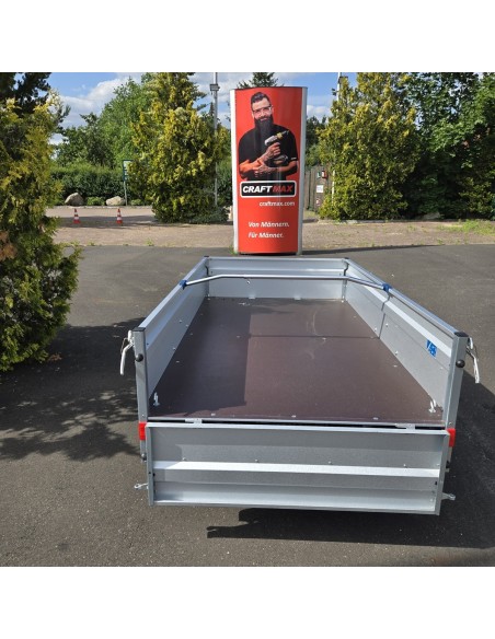 CRAFTMAX-Kastenanhaenger-850-gebremst-2.01×1.08×0.33m-V-Deichsel-100kmh-Zulassung-2