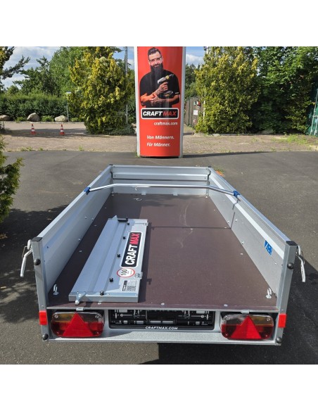 CRAFTMAX-Kastenanhaenger-850-gebremst-2.01×1.08×0.33m-V-Deichsel-100kmh-Zulassung-3