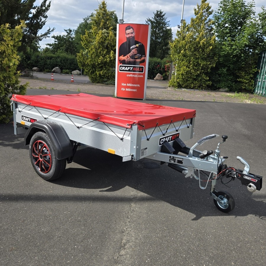 CRAFTMAX-Kastenanhaenger-850-gebremst-2.01×1.08×0.33m-V-Deichsel-100kmh-Zulassung-5