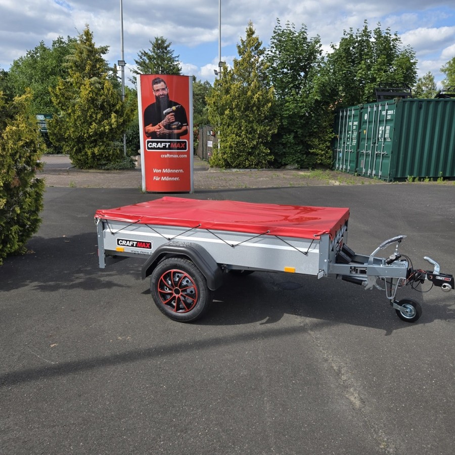 CRAFTMAX-Kastenanhaenger-850-gebremst-2.01×1.08×0.33m-V-Deichsel-100kmh-Zulassung-4