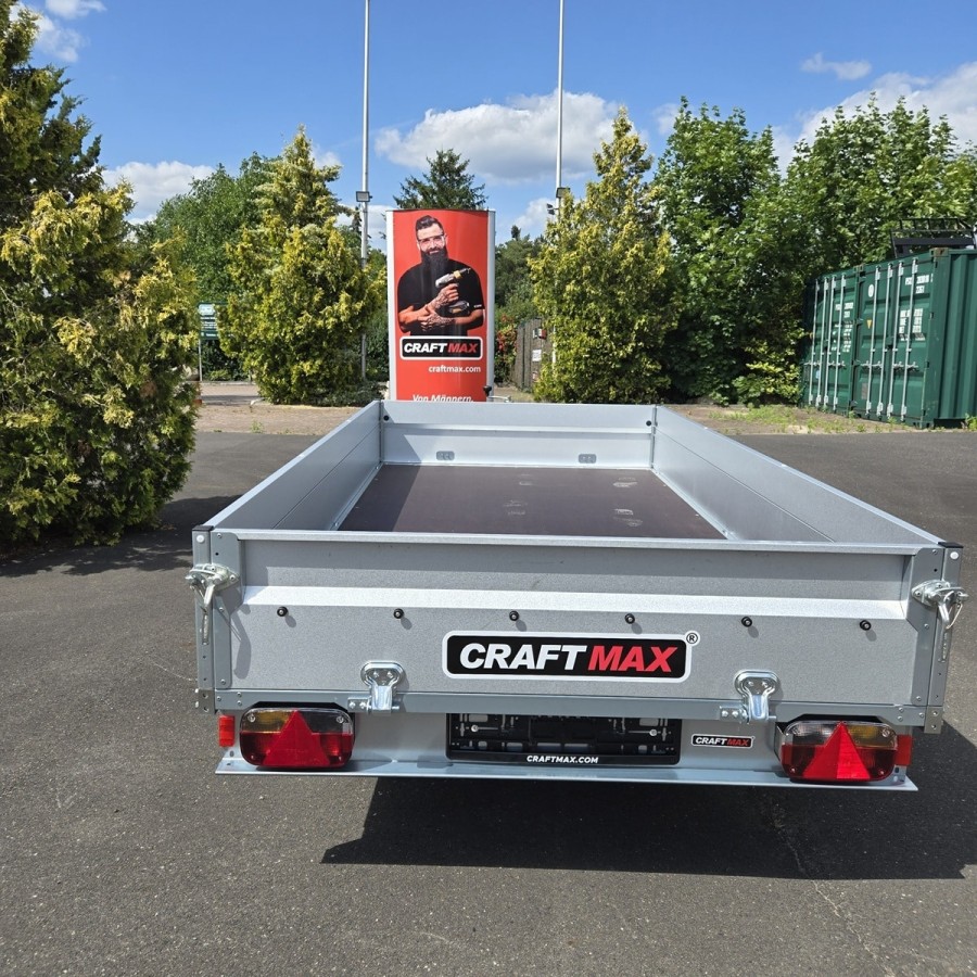 CRAFTMAX-2000-Tandem-Tieflader-PKW-Anhaenger-ALU-Zink-Bordwaende-3.01×1.53x0.35m-made-in-germany-2