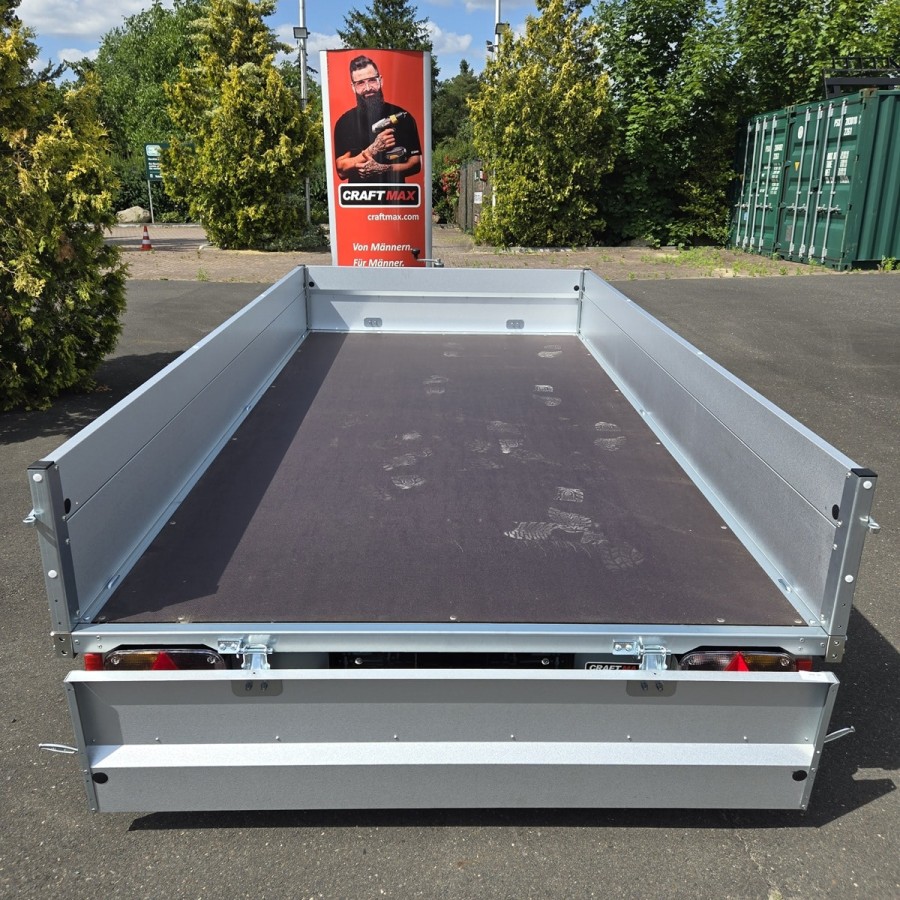 CRAFTMAX-2000-Tandem-Tieflader-PKW-Anhaenger-ALU-Zink-Bordwaende-3.01×1.53x0.35m-made-in-germany-3