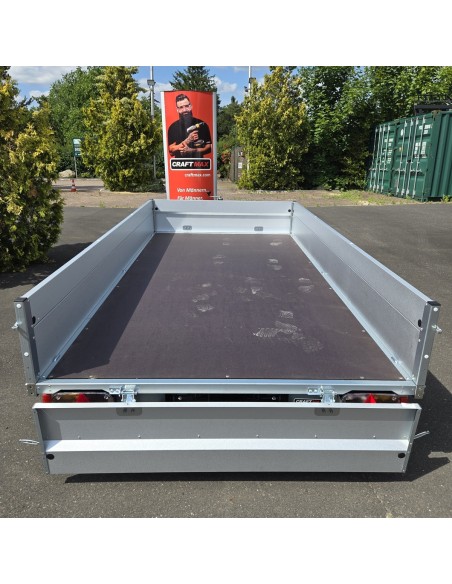 CRAFTMAX-2000-Tandem-Tieflader-PKW-Anhaenger-ALU-Zink-Bordwaende-3.01×1.53x0.35m-made-in-germany-3