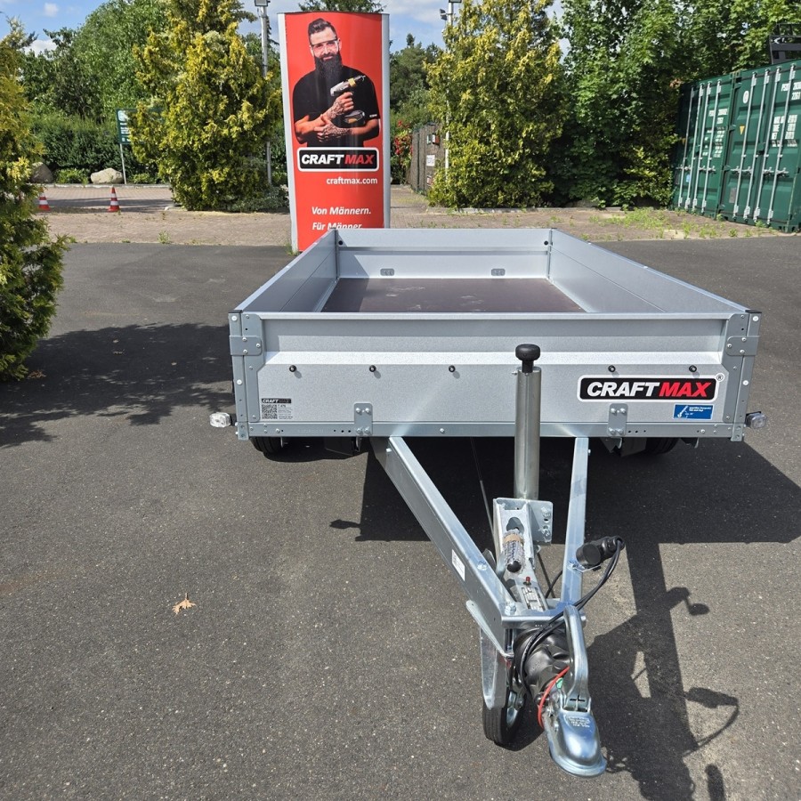CRAFTMAX-2000-Tandem-Tieflader-PKW-Anhaenger-ALU-Zink-Bordwaende-3.01×1.53x0.35m-made-in-germany-6