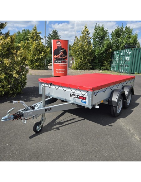 CRAFTMAX-2000-Tandem-Tieflader-PKW-Anhaenger-ALU-Zink-Bordwaende-3.01×1.53x0.35m-made-in-germany-10