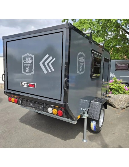 OffRoad-Camping-anhaenger-1000kg-mit-Heckklappe-Tuer-2-Fenster-2-Dachtraeger-variabler-Innen-Trennwand-MT-Reifen-11