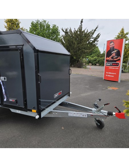 CRAFTMAX-OffRoad-Mini-Campinganhaenger-1000kg-ohne-Zwischenwand-mit-geschlossener-Heckklappe-Tuer-2-Fenster-100kmh-4