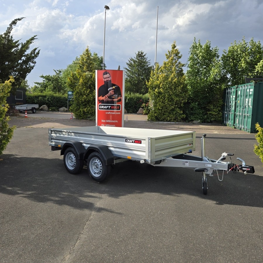 CRAFTMAX-2000-Tandem-ALU-Tieflader-3.01×1.53×0.35m-100-kmh-1