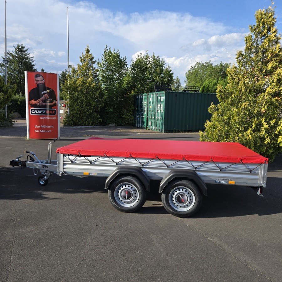 CRAFTMAX-2000-Tandem-ALU-Tieflader-3.01×1.53×0.35m-100-kmh-13