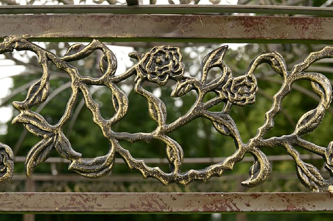 Luxus-Gartenpavillon-Runder-Rankpavillon-Palais-O-3.70m-im-prachtvollen-Rokoko-Stil-antikBronze-4