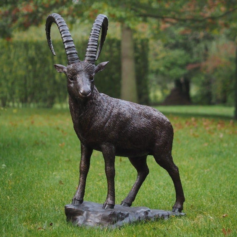 The-Capricorn-Bronzeskulptur-beeindruckende-handgefertigte-Skulptur-fuer-Ihren-Garten-Park-Villa-120x58x40cm