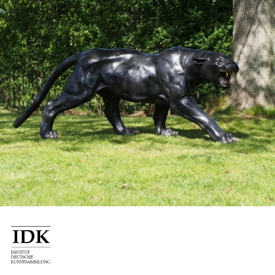 The-stalking-Panther-Bronzeskulptur-beeindruckende-handgefertigte-Skulptur-fuer-Ihren-Garten-Park-Villa-200x70x50cm-1