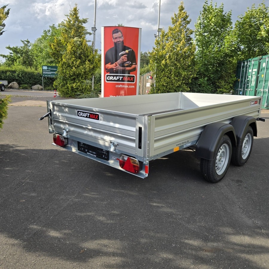 CRAFTMAX-2000-Tandem-ALU-Tieflader-3.01×1.53×0.35m-100-kmh-8