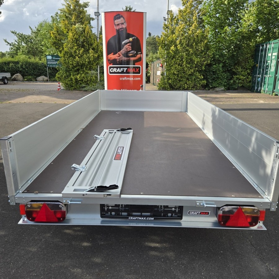 CRAFTMAX-2000-Tandem-ALU-Tieflader-3.01×1.53×0.35m-100-kmh-9