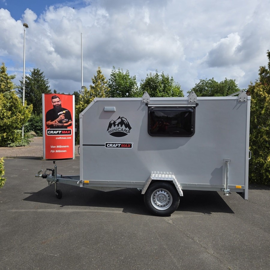 OffRoad-750-mini-Camper-PKW-Anhaenger-3.05x1.47x1.60m-Klappe-nach-oben-2-Fenster-Tuer-3-Dachtraeger-100kmh-gebremst-4