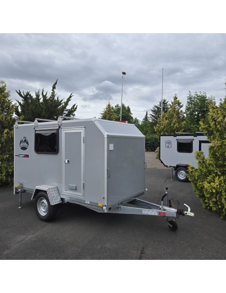 OffRoad-750-mini-Camper-PKW-Anhaenger-3.05x1.47x1.60m-Klappe-nach-oben-2-Fenster-Tuer-3-Dachtraeger-100kmh-gebremst-15