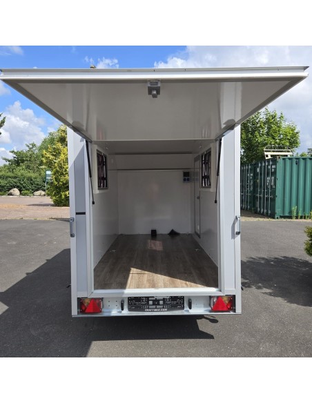 CRAFTMAX-OffRoad-Camping-Anhaenger-1300kg-Einachs-3.00x1.50x1.80m-mit-Klappe-nach-oben-Fenster-Tuer-100kmh-19