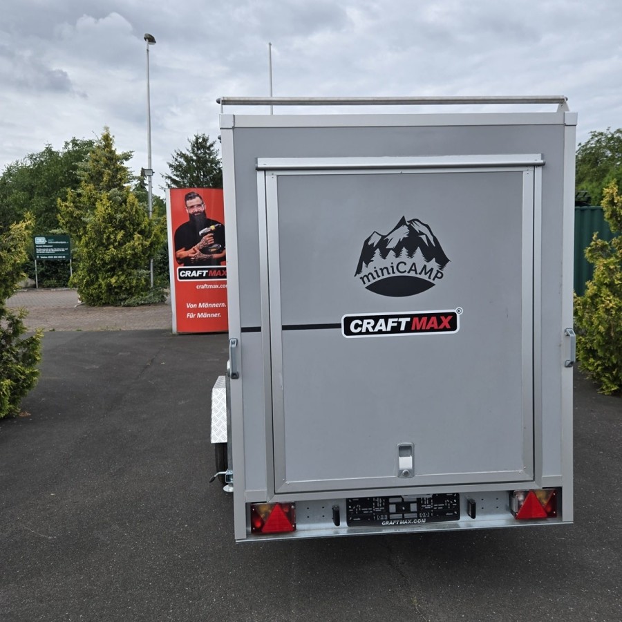 OffRoad-750-mini-Camper-PKW-Anhaenger-3.05x1.47x1.60m-Klappe-nach-oben-2-Fenster-Tuer-3-Dachtraeger-100kmh-gebremst-14