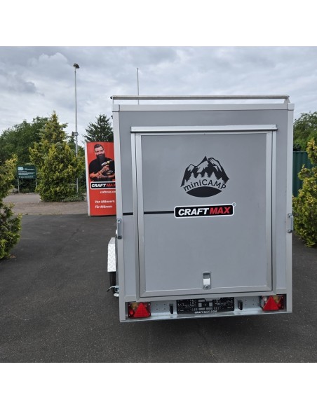OffRoad-750-mini-Camper-PKW-Anhaenger-3.05x1.47x1.60m-Klappe-nach-oben-2-Fenster-Tuer-3-Dachtraeger-100kmh-gebremst-14