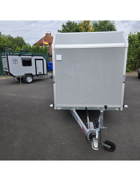 CRAFTMAX-OffRoad-Camping-Anhaenger-1300kg-Einachs-3.00x1.50x1.80m-mit-Klappe-nach-oben-Fenster-Tuer-100kmh-12